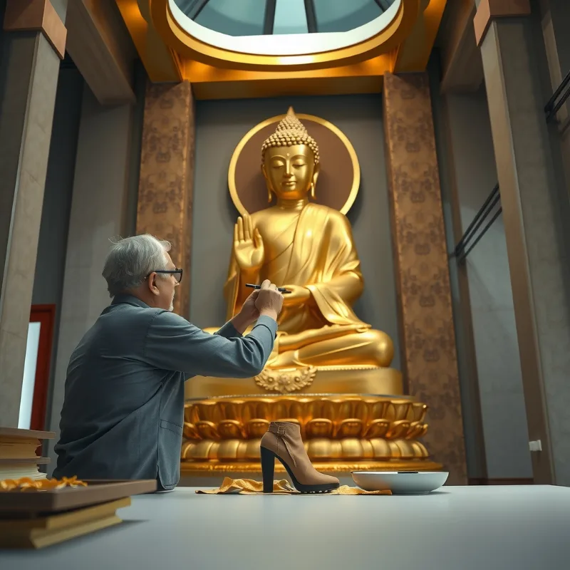 บริการปิดทองพระพุทธรูป