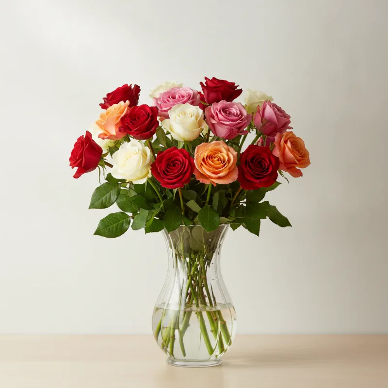 แจกันกุหลาบ Holland Rose